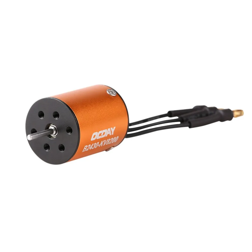 Ocday B2430 5800KV 7200KV 8200KV Водонепроницаемый Бессенсорное безщеточный для 1/16 1/18 RC Car