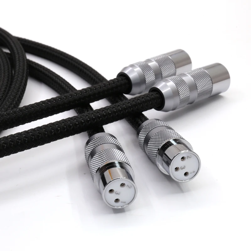 Выборг HIFI несколько Чистая медь XLR мужчин и женщин балансный Межблочный кабель-удлинитель XLR кабель
