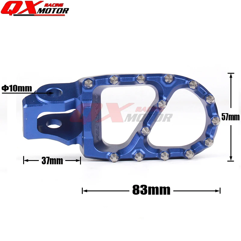 Синие 7075 подножки для ног педали YZ 85 125 250 YZ250F YZ426F YZ450F YZ125X YZ250X YZ250FX WR250F|Подставки под