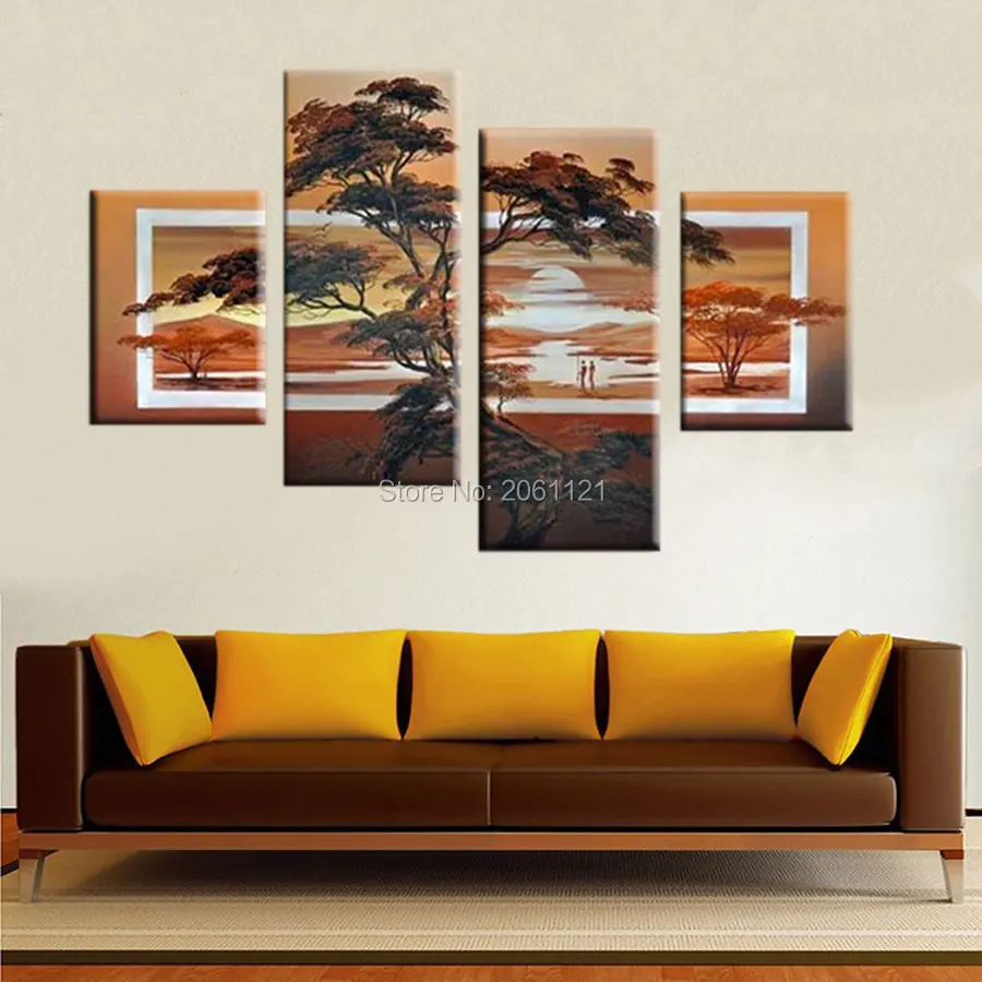

Дешевая современная картина маслом пейзаж мутайн дерево стены холст искусство абстрактные украшения для гостиной ручная роспись работа