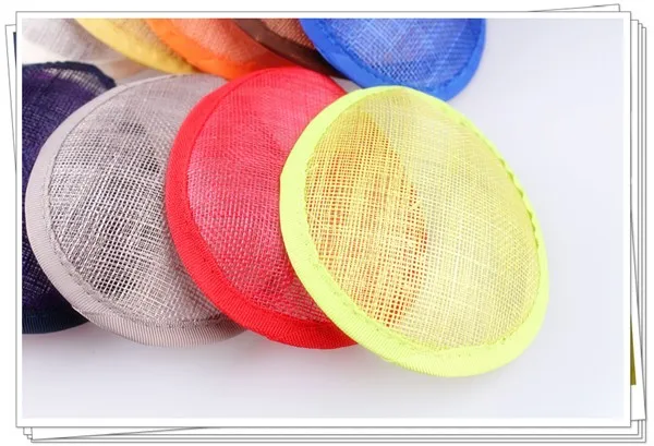 Оранжевый 13 см teardrop Sinamay основа для вуалетки DIY millinery база Коктейльные Шляпы материал kentucky вечерние аксессуары для волос 17 цветов