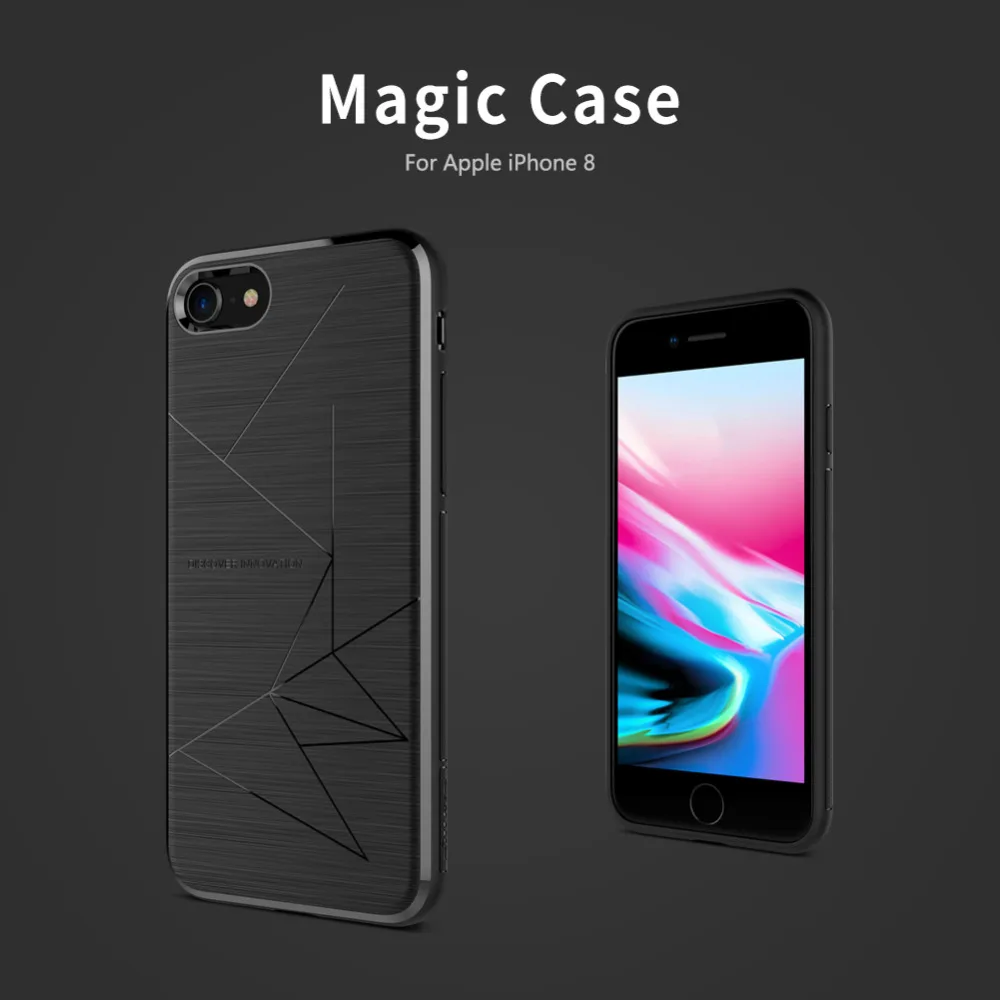 Чехол Nillkin Magic для Apple iPhone 8 магнитный автомобильный держатель Роскошный чехол из