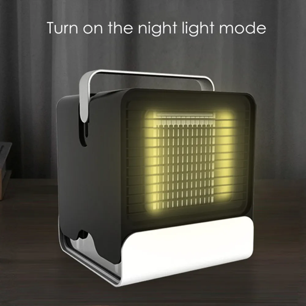 mini air conditioner fan Personal Evaporative portable USB Air Cooler The Quick Easy Way to Cool Any Space Home Office Desk | Бытовая