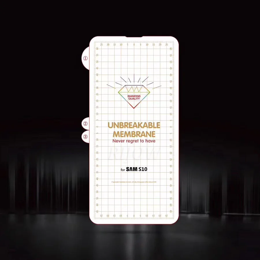 Новейшая невидимая Алмазная пленка для samsung Galaxy S10 S11 5G Plus, защитная пленка на экран для задней панели Galaxy S10e 5G, стекло, разблокировка отпечатков пальцев