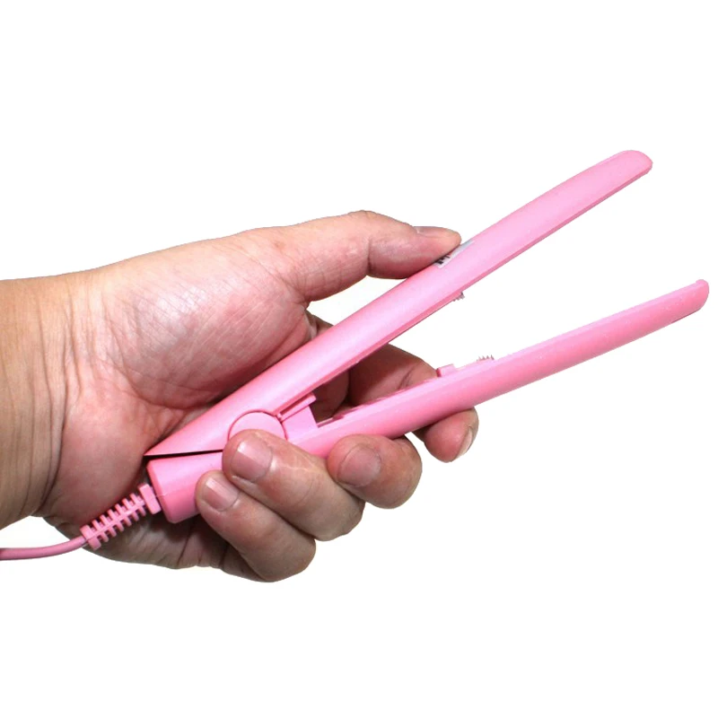NewView мини выпрямитель для волос Утюг розовый керамика электронный chapinha nano титан