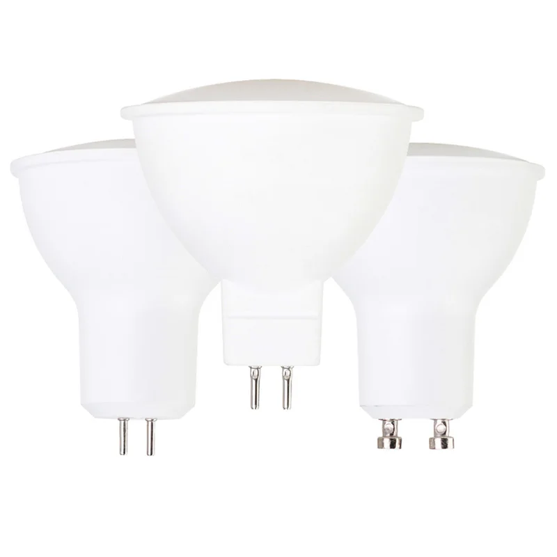 Светодиодная лампа MR16 GU5.3 SMD 5730 высокой мощности 3 Вт 5 точечный светильник с