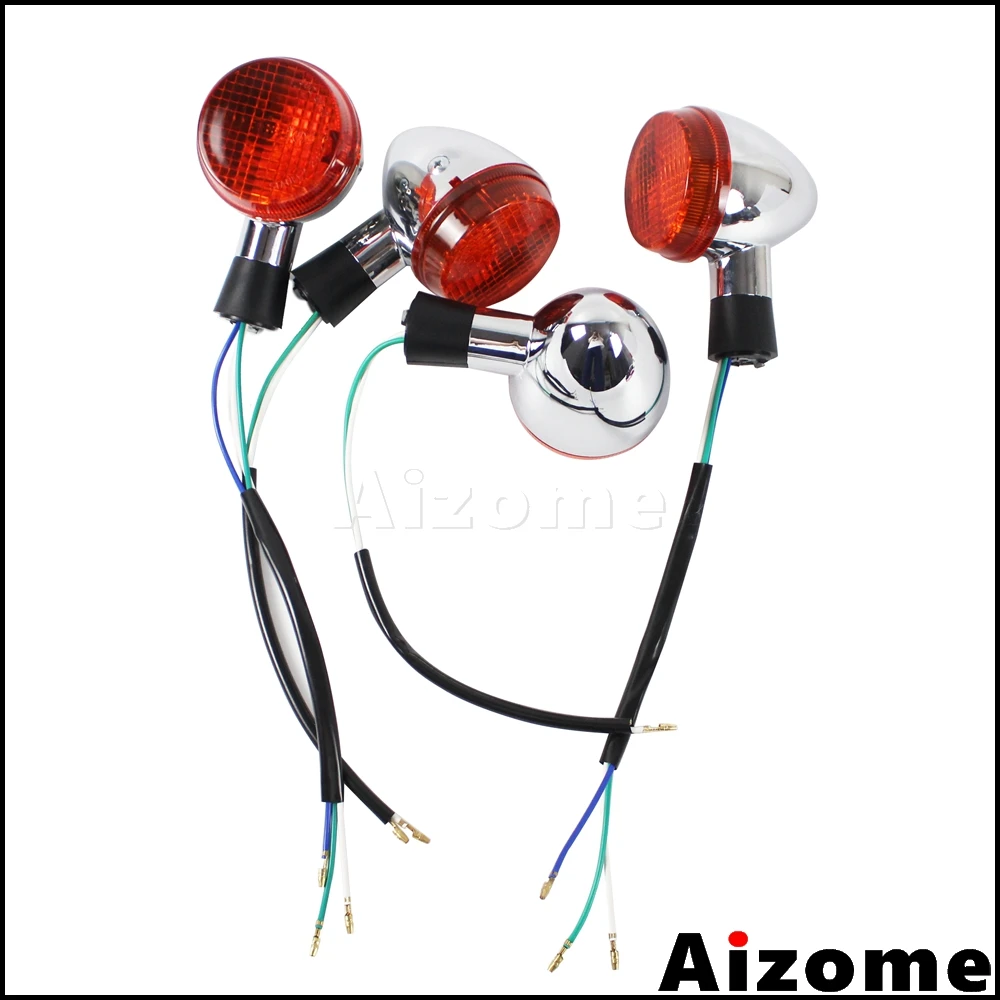 Указатели поворота для передних и задних мотоциклов Honda Shadow 400 750 VT750 2004-2007 Emark 1