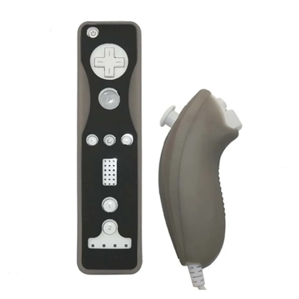 2 упаковки контроллер жестов и Nunchuck джойстик силиконовый чехол для игровой