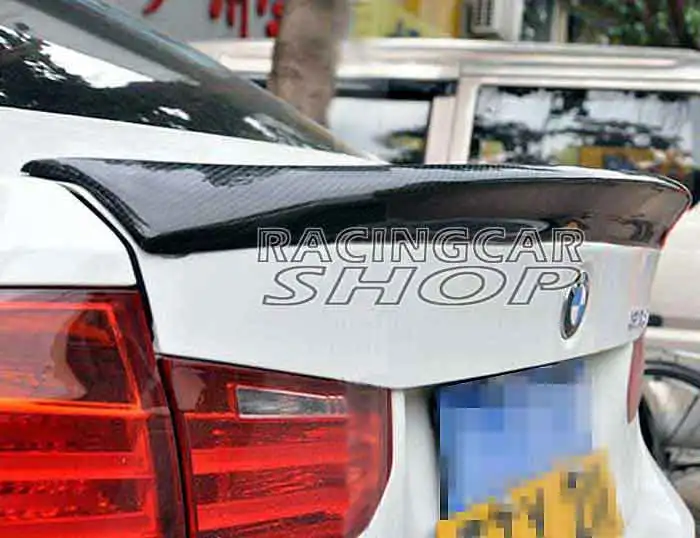 CSL Стиль Настоящее углеродное волокно багажник спойлер крыло для BMW F30 3 series 320 328 335