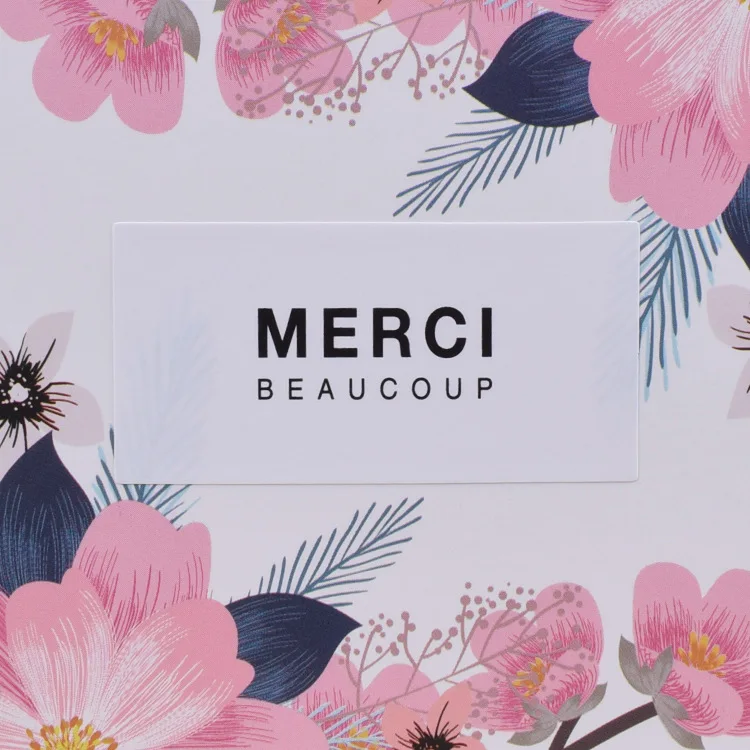 100 шт. 5x2.5 см lable Наклейки "Merci" Спасибо Наклейки Винтаж Наклейки крафт этикетки Стикеры DIY ручной работы для подарка украшения - Цвет: C1