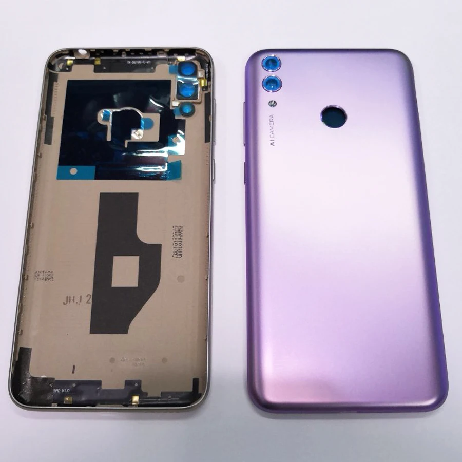 100% Оригинальный корпус для Huawei Honor 8C Батарейная дверь пластиковая задняя крышка