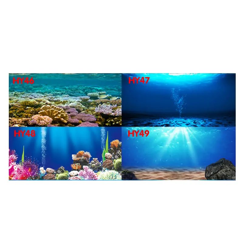 Персональный портной Водонепроницаемый подводный мир аквариум фон Плакат HD аквариум украшения пейзаж с клеем