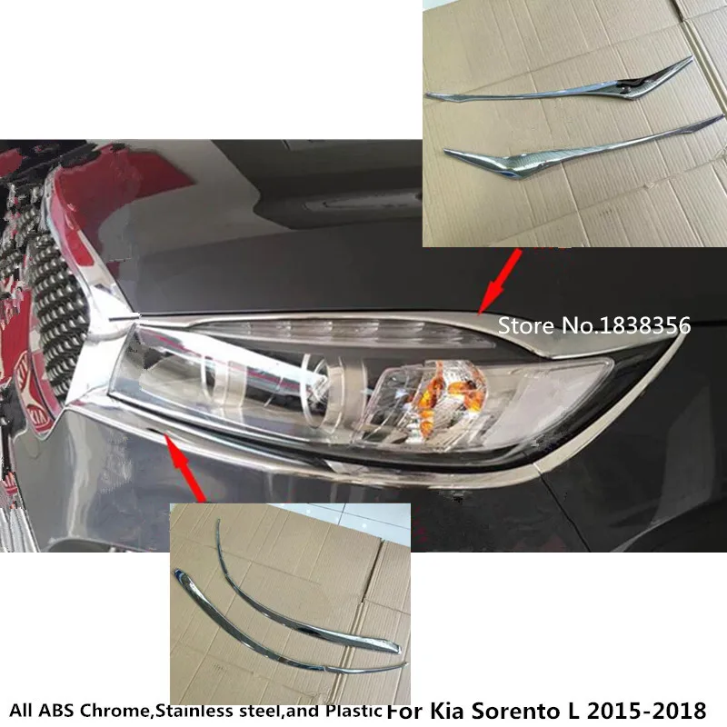 Горячая Распродажа для Kia Sorento L 2015 2016 2017 2018 кузова автомобиля передняя фара