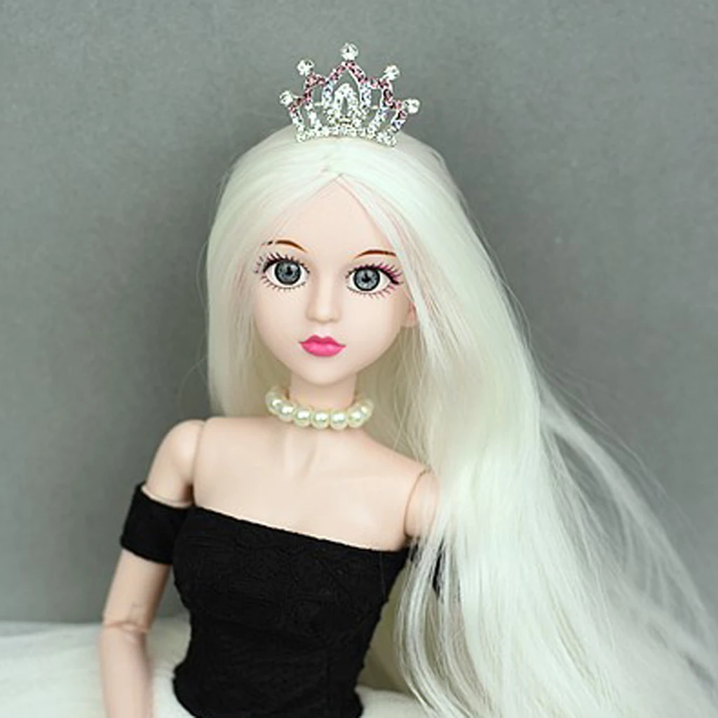 Красивая кукла девочка головной убор принцесса искусственная корона для