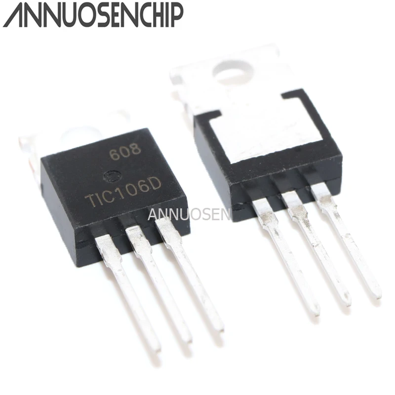 

10Pcs TIC106D TIC106M TIC106S TIC106N TIC106 TO-220 5A 400/600/700/800V