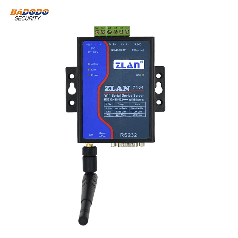 ZLAN7144 WIFI RJ45 Ethernet к RS232 RS485 RS422 последовательный порт конвертер беспроводной сервер