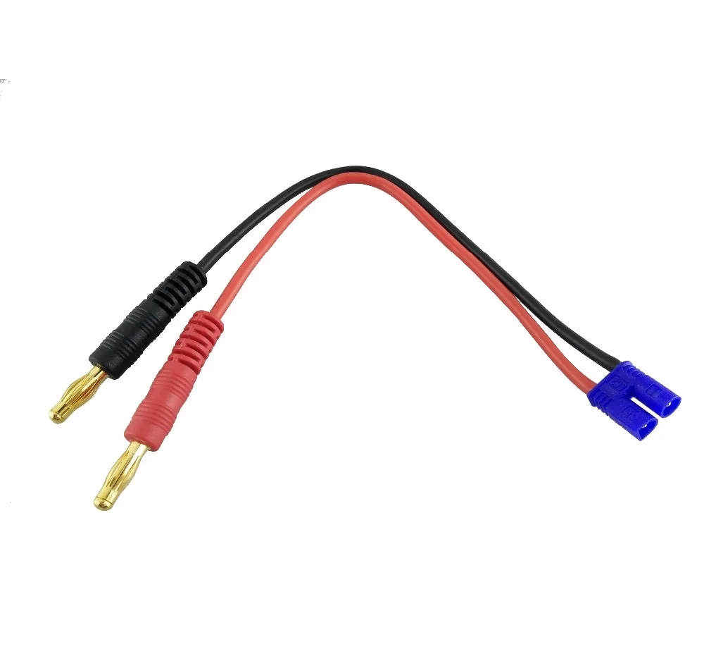 

Зарядный провод B6 B6AC Lipo для аккумулятора, зарядный кабель EC2, поворотная Банановая головка для Hubsan H501S H501C, радиоуправляемого квадрокоптера, дрона