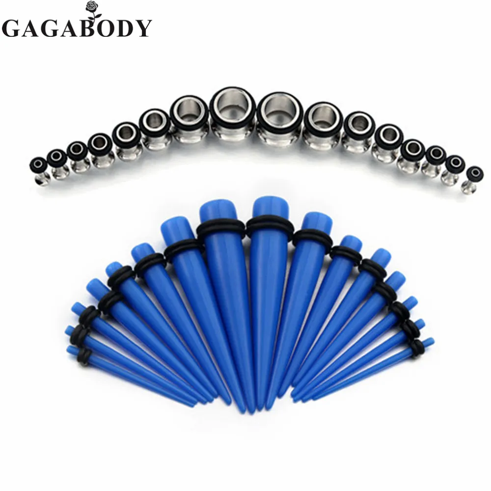 2 пары каждого размера черный/белый/желтый/оранжевый/зеленый/синий конический