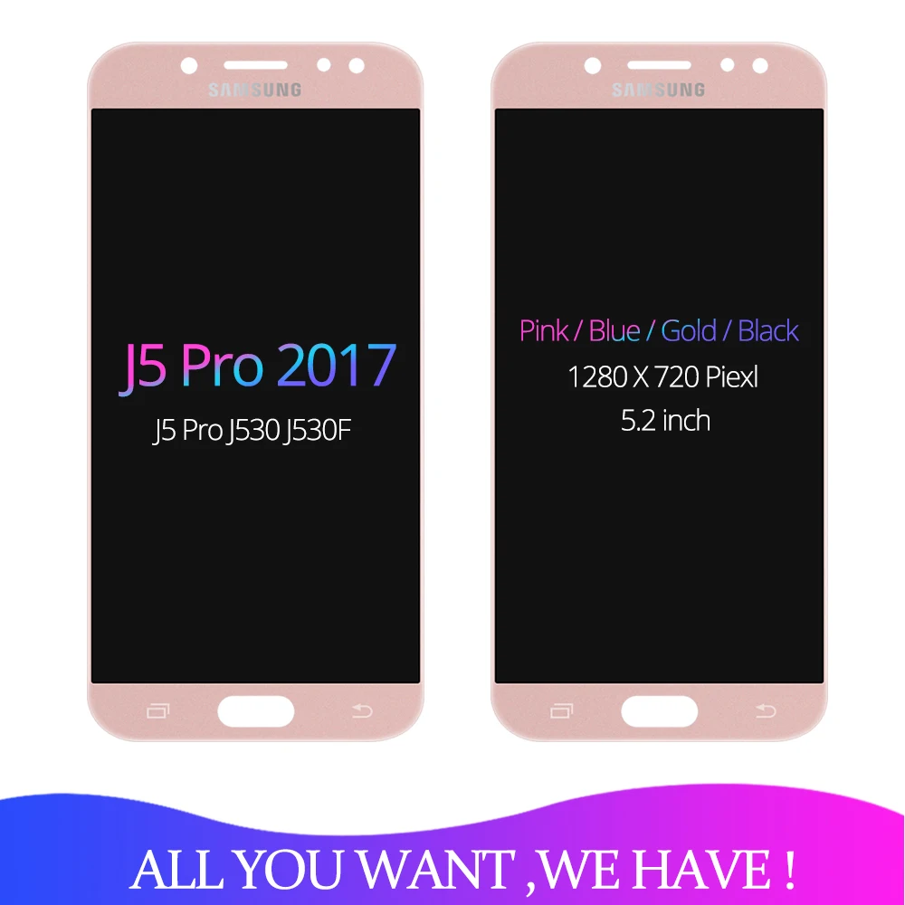 5 шт./Лот ЖК-дисплей для Samsung Galaxy J5 Pro 2017 J530 может регулировать J530F J530FM SM-J530F дисплей