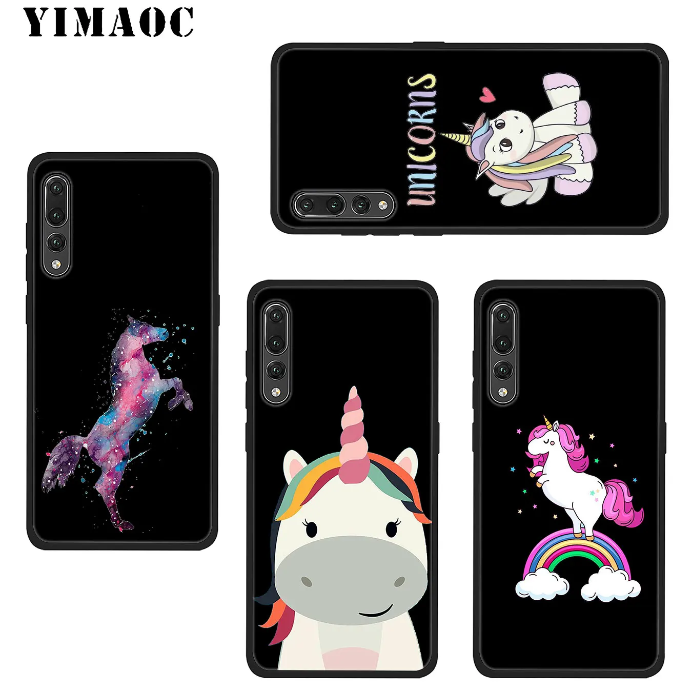 Мягкий силиконовый чехол для телефона YIMAOC Horse Animal Unicorn Для Huawei Mate 30 20 10 Pro Lite Nova 5I 5t 5