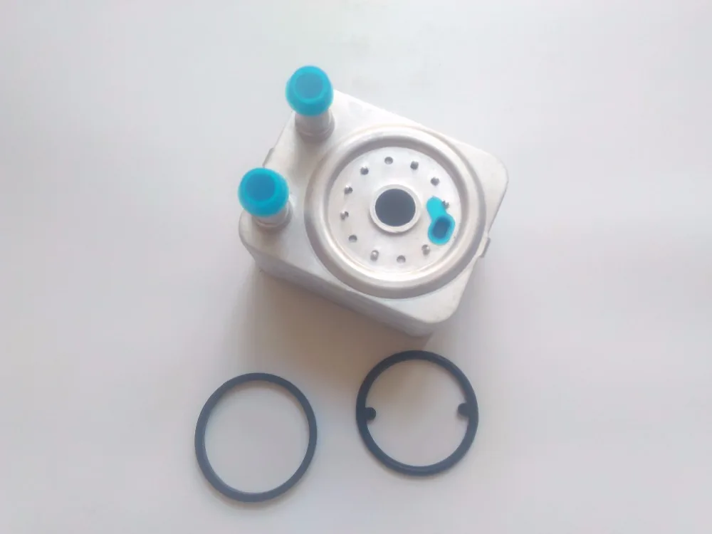 Масляный радиатор двигателя с уплотнительной прокладкой для VW Audi Skoda Seat 038117021B