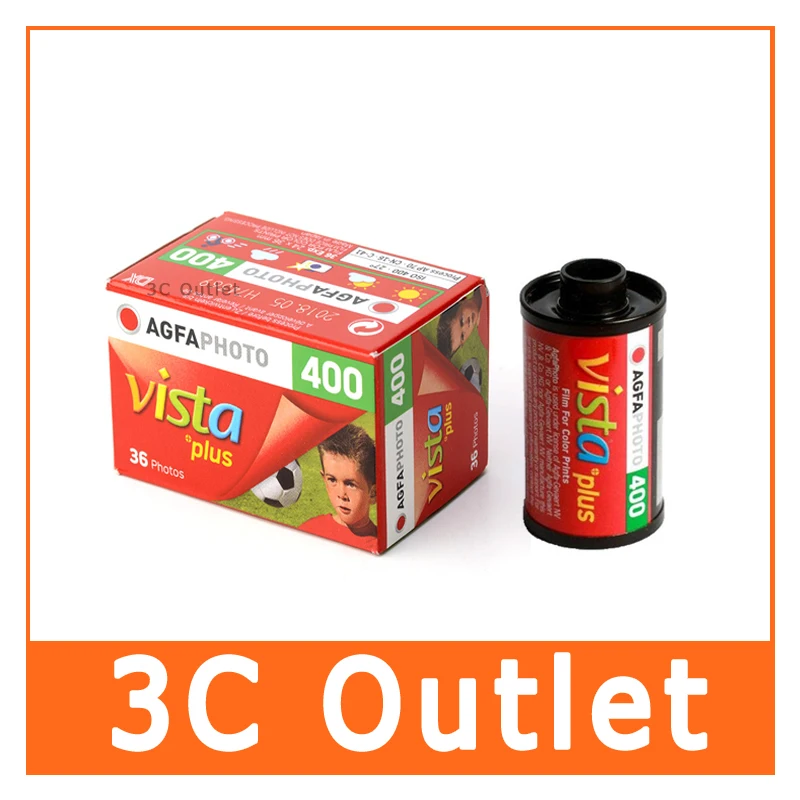 Agfa Photo Vista Plus 400 135-36 цветная пленка, 5 рулонов/упаковка