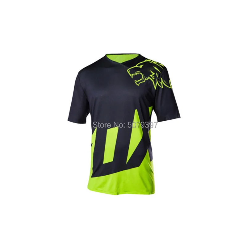 MTB, Джерси, moto cross, moto jersey, GP, горный спэкел, велосипед, МХ, спуск, Джерси, BMX DH, короткая футболка, мото одежда - Цвет: Зеленый
