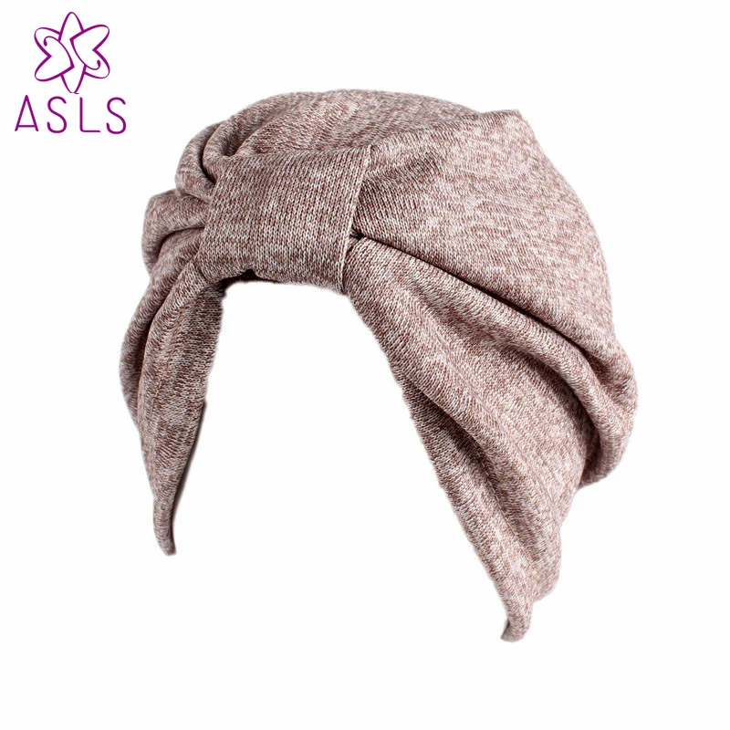 Оптовая продажа 2 шт/лот Новая роскошная обертка Модная мягкая женская тюрбанная мусульманская кепка ASHILISIA Solid hearband