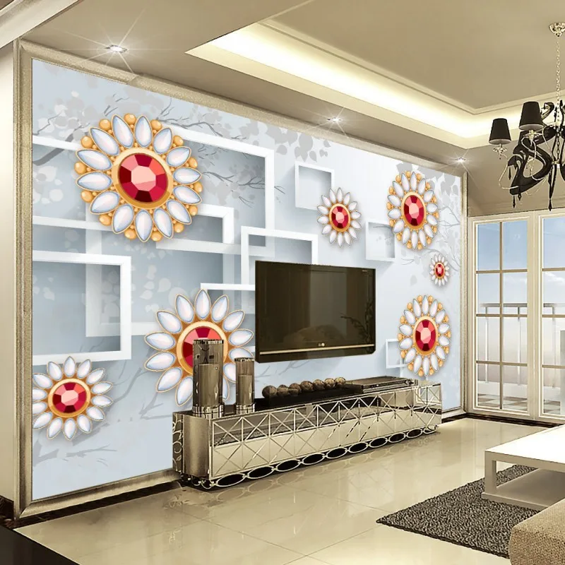 Бесплатная Доставка в Европейском стиле стереоскопического 3D ТВ стиль обои кафе