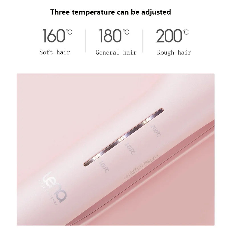 Xiaomi Lena Профессиональный Выпрямитель для волос, бигуди для салона, персональное использование для взрослых, для укладки волос, 3 уровня, регулируемая температура, легко