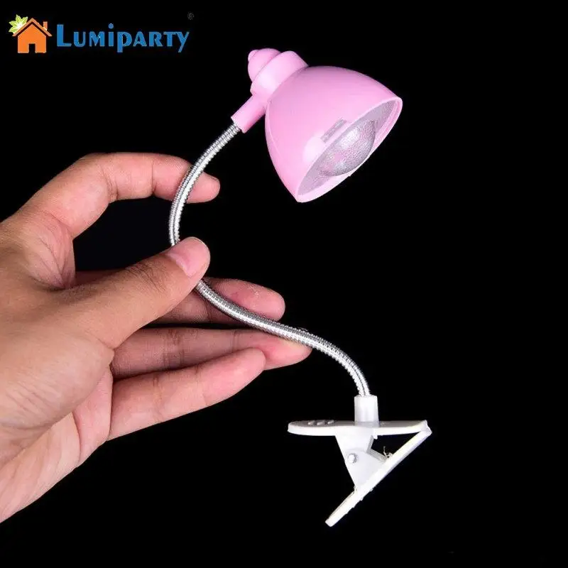 LumiParty Регулируемый зажим для чтения книг защита глаз мини светодиодная