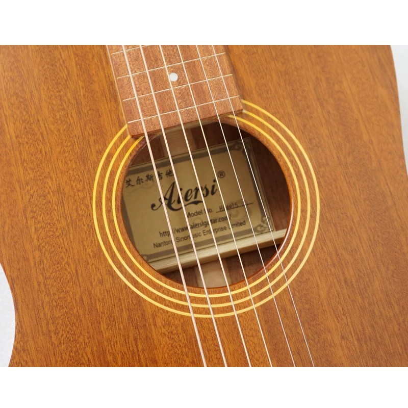 

Aiersi Brand Vintage 1920 hawaiian guitar style All solid Mahogany Body Hawaiian Weissenborn Guitar