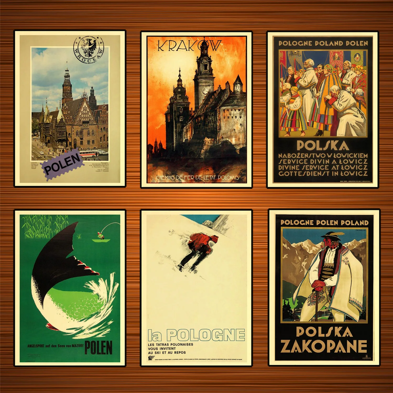 Постеры для путешествий и туризма в Польше ангельспорт прыщах классические