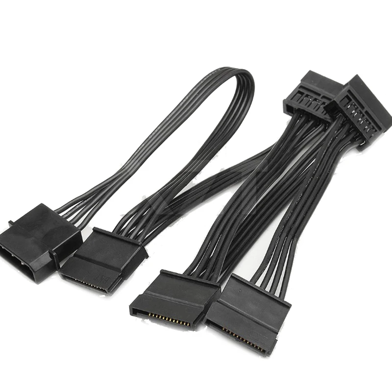 PZ 1 шт. 4Pin 18AWG провод для жесткого диска IDE Molex 5-портового 15-контактного кабеля