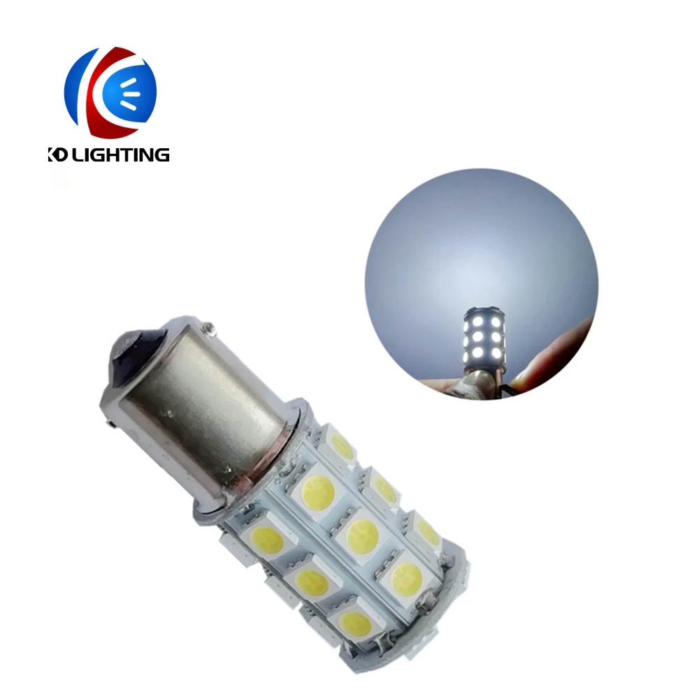 KD 100 шт./партия P21W BA15s 1156 1157 Bay15d 5050 SMD 27 светодиодный Автомобильный источник света