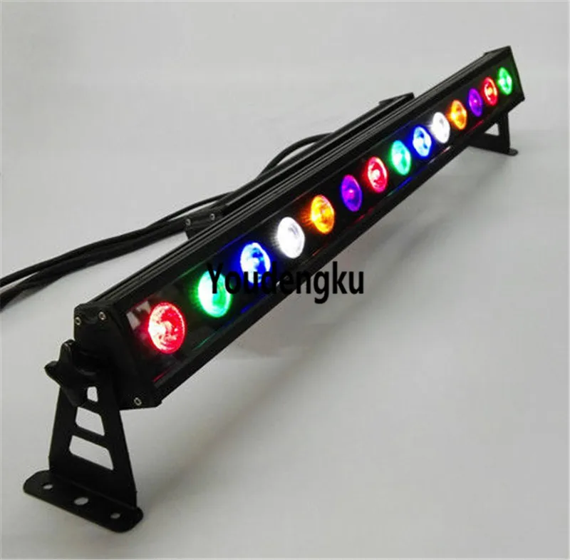 

24 pieces line array wall washer IP65 waterproof led strip bar 14*10W Outdoor 10W RGBW 4 in 1 led wall washer light bar