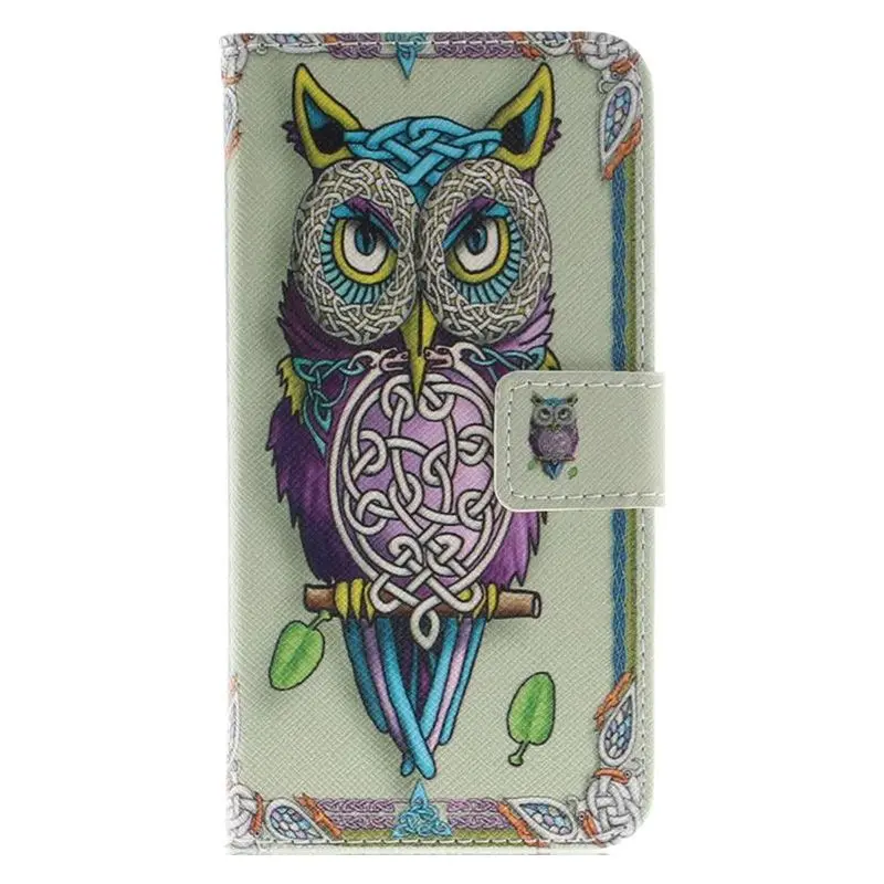 Owl Чехол-портмоне в стиле ретро чехол для huawei P20 Pro P10 Honor 8 Lite 6 9 Lite 9i 10 играть Y9 Y6 Y5 в виде пары одуванчиков из искусственной кожи чехол-бумажник D26F - Цвет: Owl