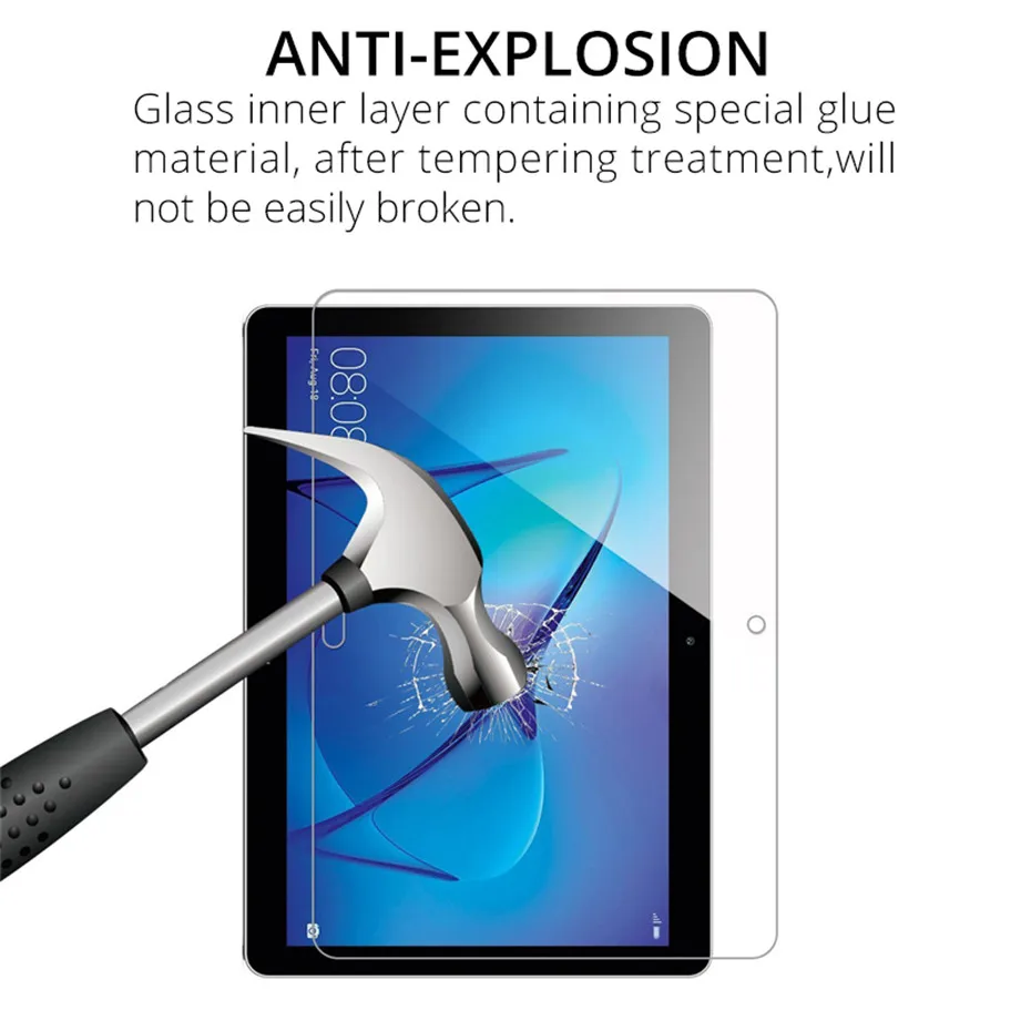 2 шт./лот защита для экрана Huawei Mediapad M5 lite 10 1 дюймов закаленное стекло