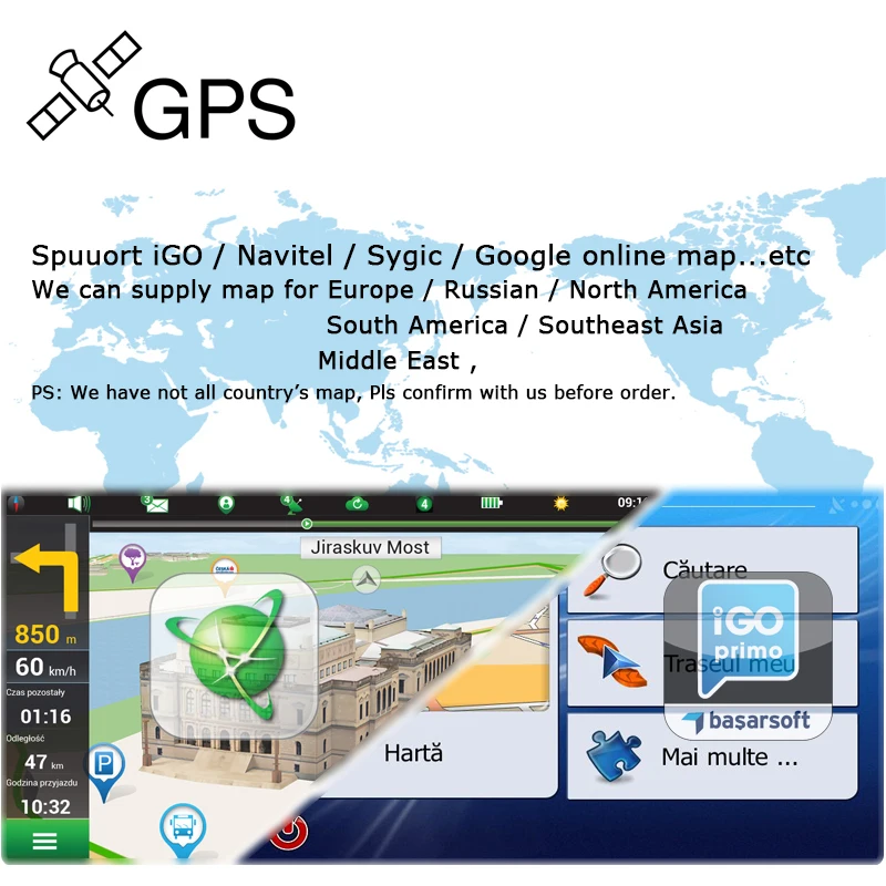 SMARTECH 2 Din Восьмиядерный Android 9 Автомобильная Радио gps навигационная система автомобильного радио 4 Гб ОЗУ 32 Гб ПЗУ Поддержка TPMS 3g wifi DAB OBD DVR