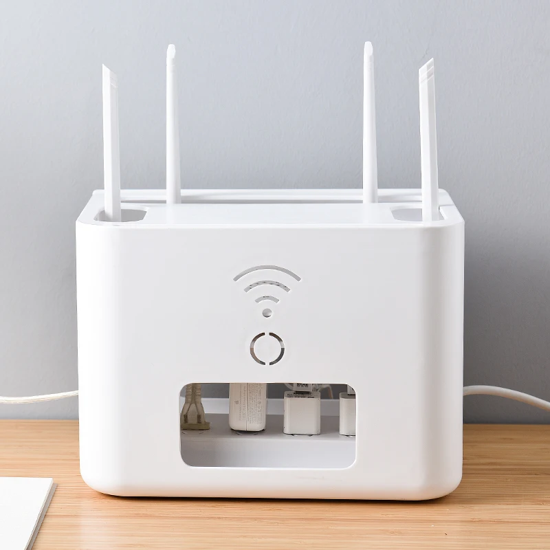 Новый ящик для хранения Wi Fi роутера настенное крепление кабеля питания розетки