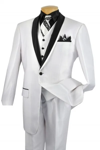

New Style Groom Tuxedo Groomsmen Shawl Lapel Wedding/Dinner/Evening Suits Best Man Bridegroom (Jacket+Pants+Tie+Vest) B109