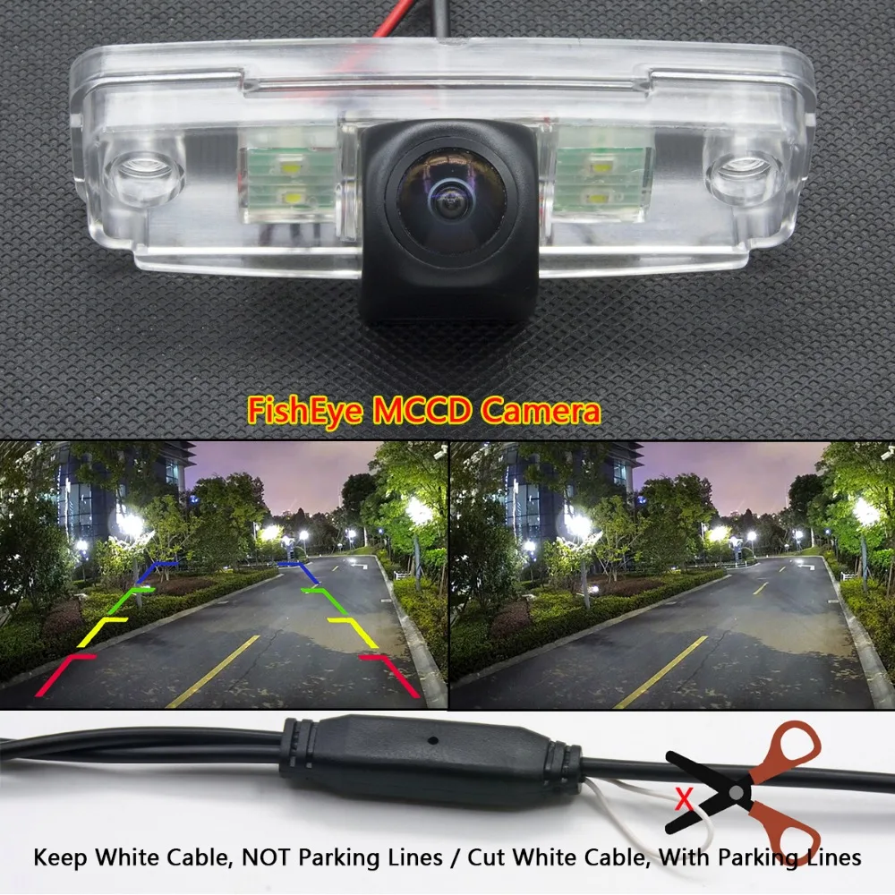 Камера заднего вида Fisheye 1080P MCCD HD для Subaru Outback 2001 2011 Impreza Forester парковочный