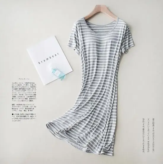 Ночные рубашки большого размера женская ночная рубашка с коротким рукавом и