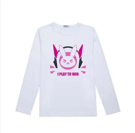 Новая игра D.VA косплей футболка с длинным рукавом Толстовка D куртки VA пуловер
