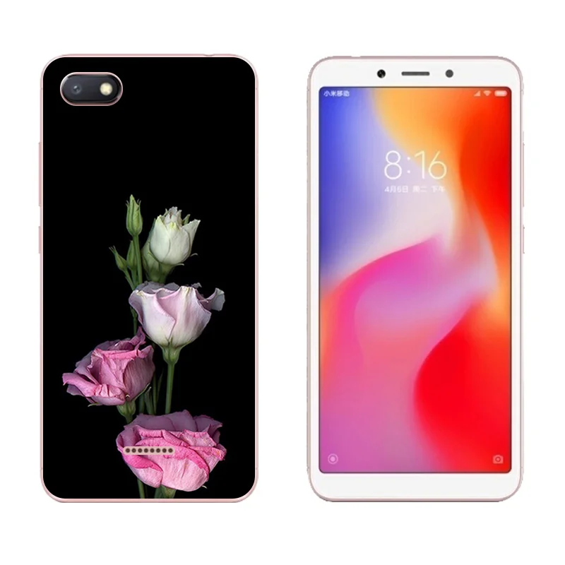 Чехол для телефона Xiaomi Redmi 6A мягкий силиконовый чехол из ТПУ с принтом большого