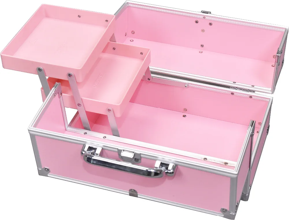 Бесплатная доставка Четыре цвета Facebox Алюминий коробка для Макияж с одной