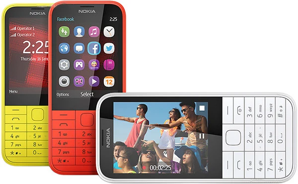 Оригинальный разблокированный мобильный телефон Nokia 225 с одним ядром экраном 2 8