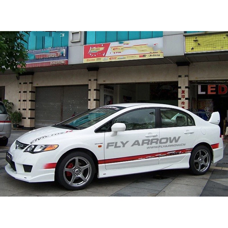 Используется для Honda CIVIC спойлер 2006-2011 год ABS Материал ciimo RR typeR стиль заднего крыла углеродного волокна аксессуары для автомобиля refitt