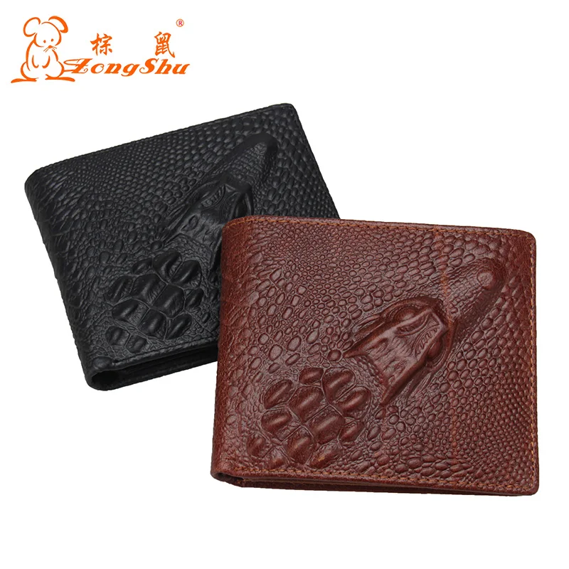 Маленький винтажный кошелек из натуральной воловьей кожи Crazy Horse мужские