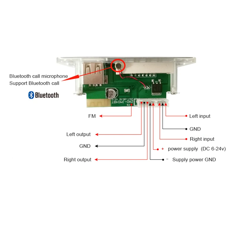 AIYIMA 12 В синий светодиодный MP3 аудио декодер плата без потерь FLAC APE 4 2 Bluetooth с